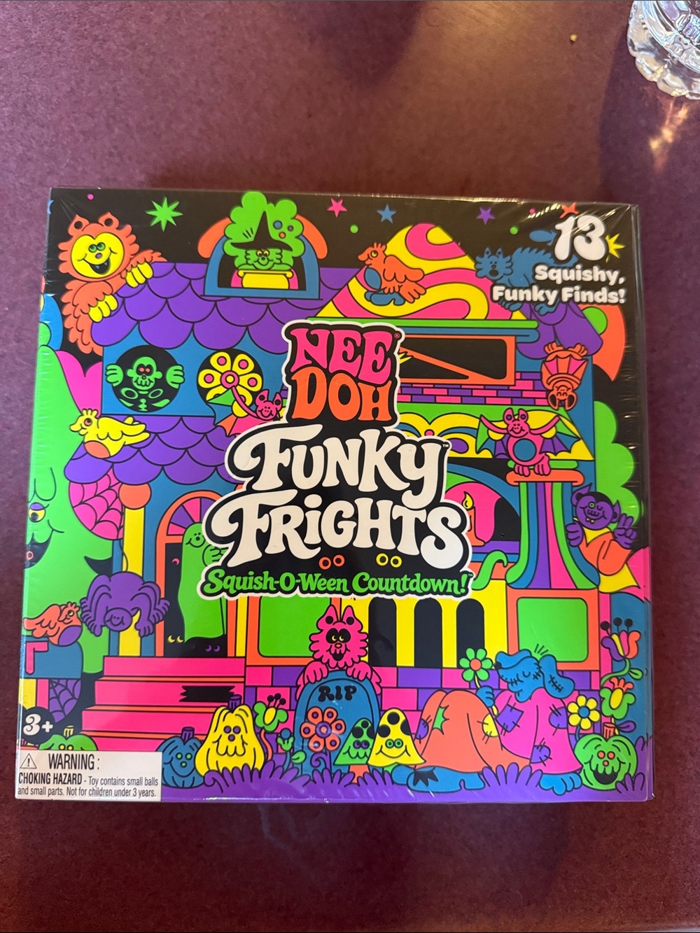Nee Doh Funky Frights Squish-O-Ween Kids squishy set